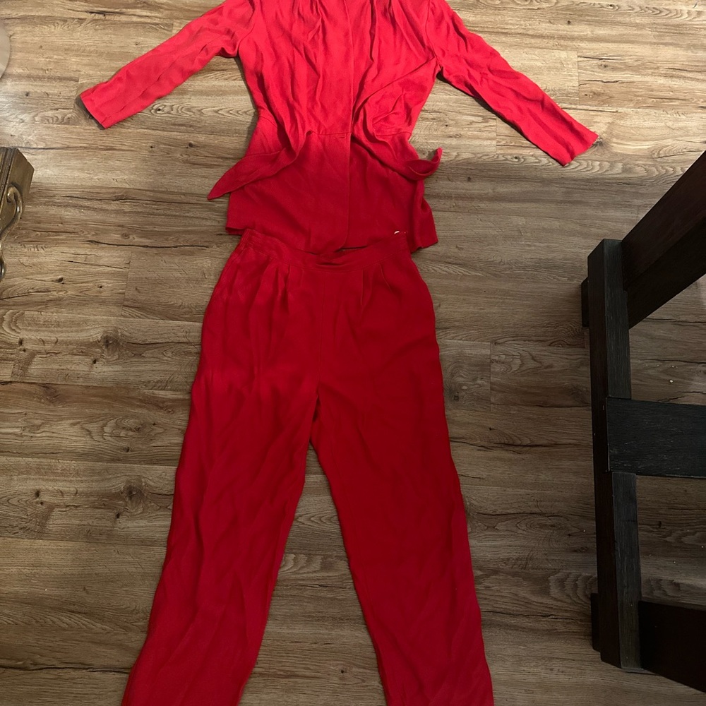 UNIF Vibrant Red Women's Pantsuit